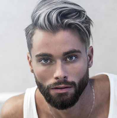 Sexy Razor Cut Blowout with Ashy Grey Ombre - The Latest Hairstyles for Men  and Women (2020) - Hairstyleology