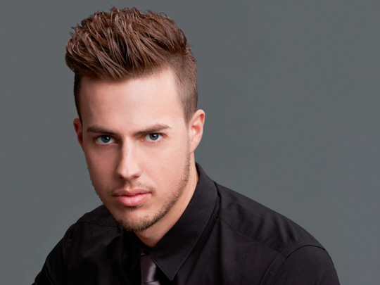 Textured Quiff & Mid Fade